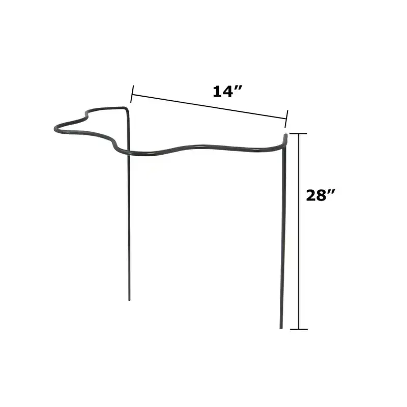 28 Scalloped Plant Support Cradle Kit  Set of 2 Durable Galvanized Steel Cradles with Connectors
