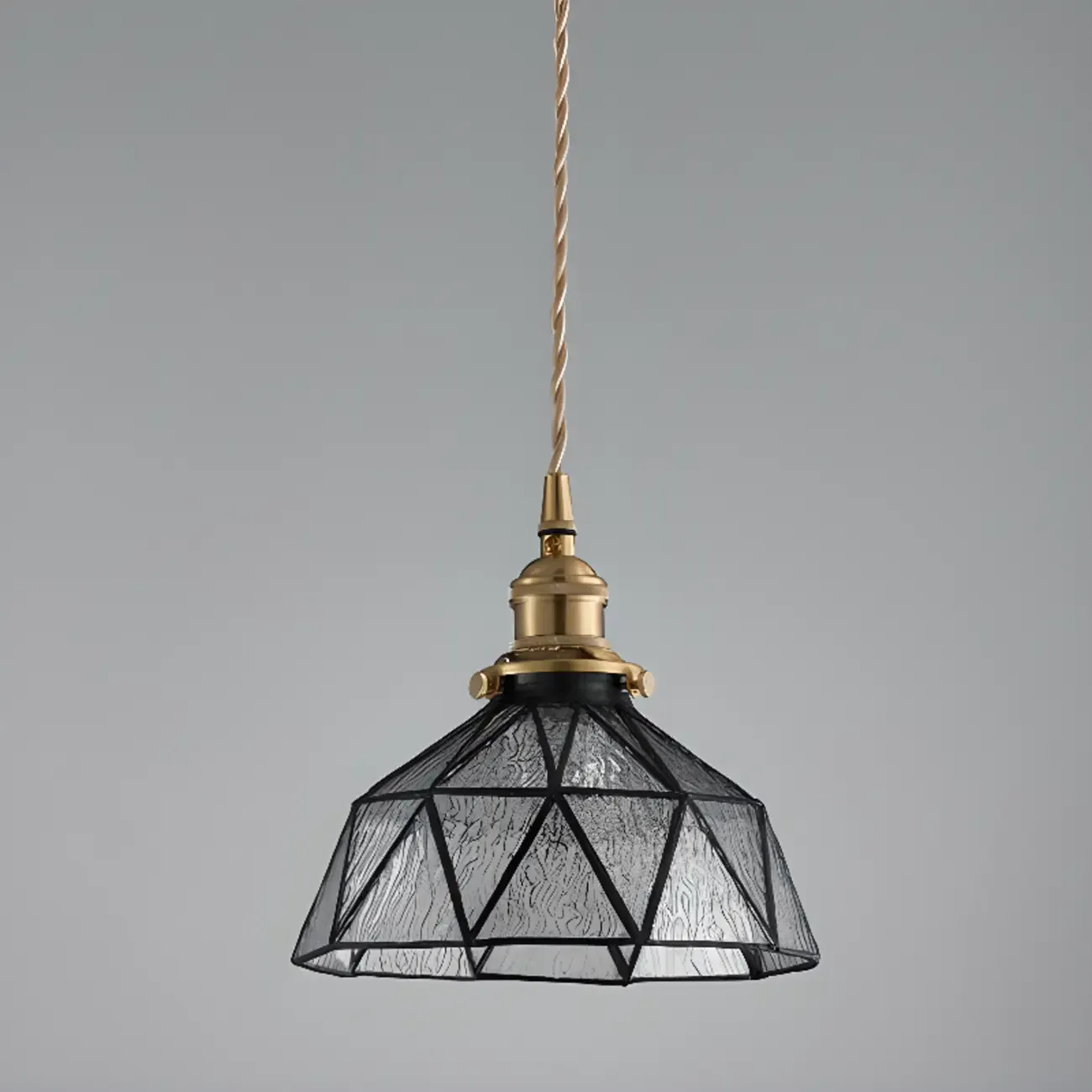 Modern Height Adjustable Blue Glass Kitchen Pendant Lighting