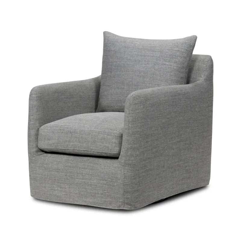 Multi-Color 360° Swivel Accent Chair, Single Seat, Performance Fabric