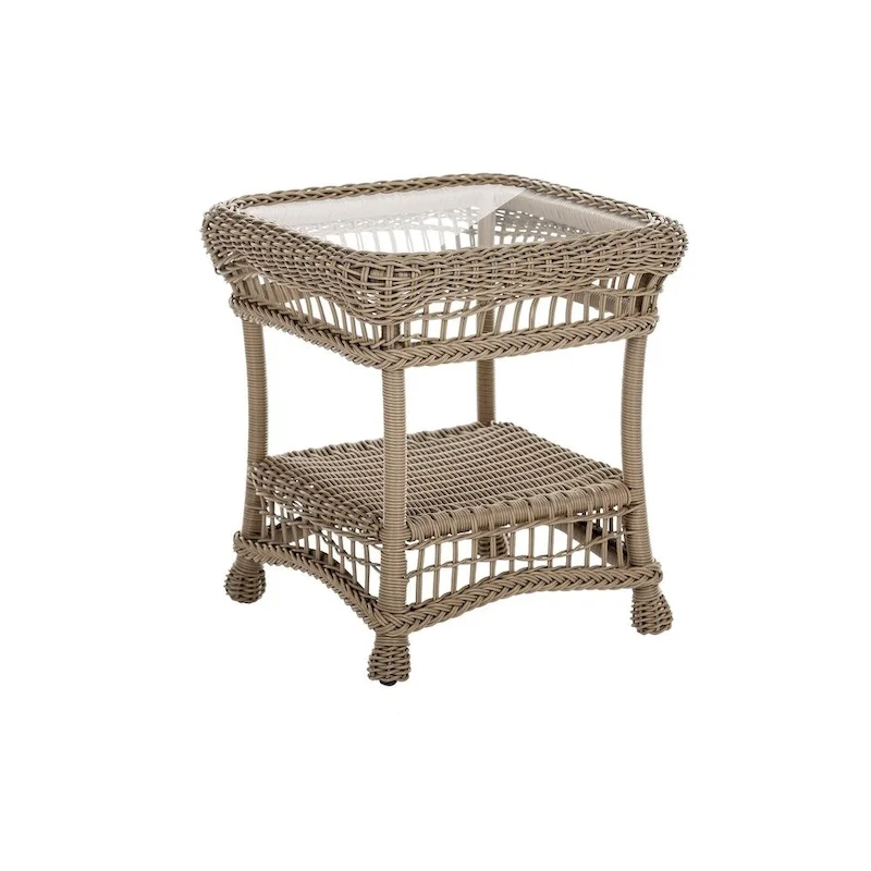 Outdoor Garden Patio 3 PC Cappuccino Furniture Conversation Set