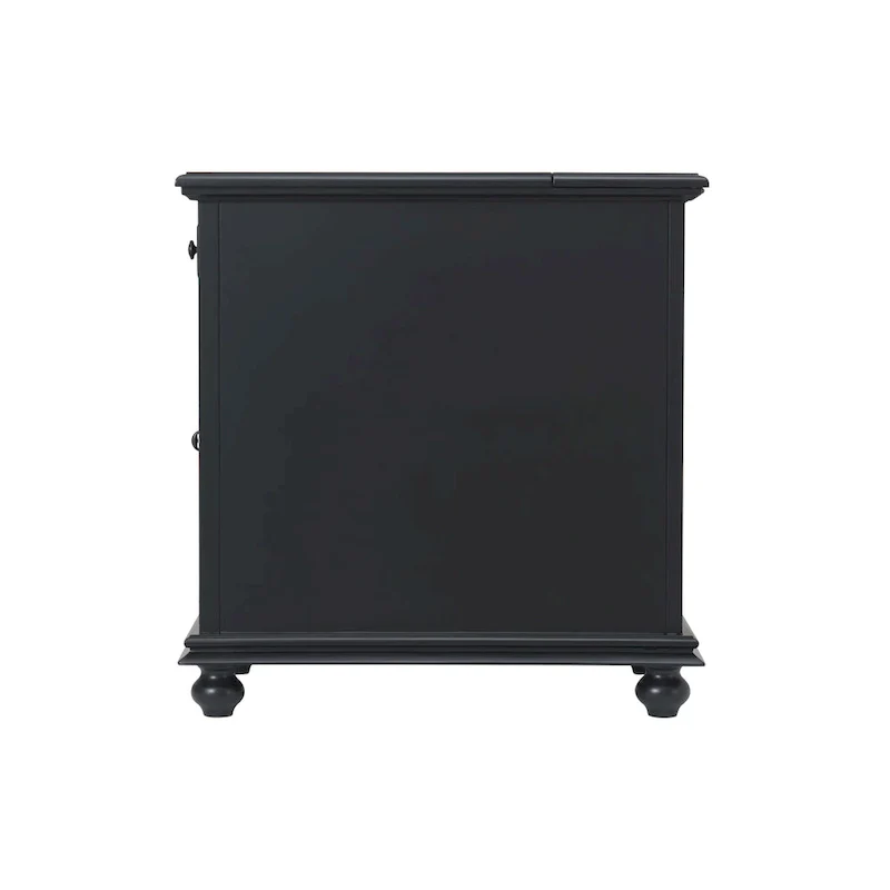 Elegant Chairside Table with Power