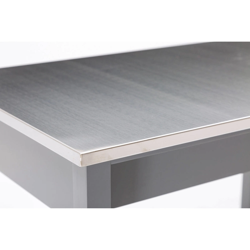 Holland Kitchen Cart With Stainless Steel Top