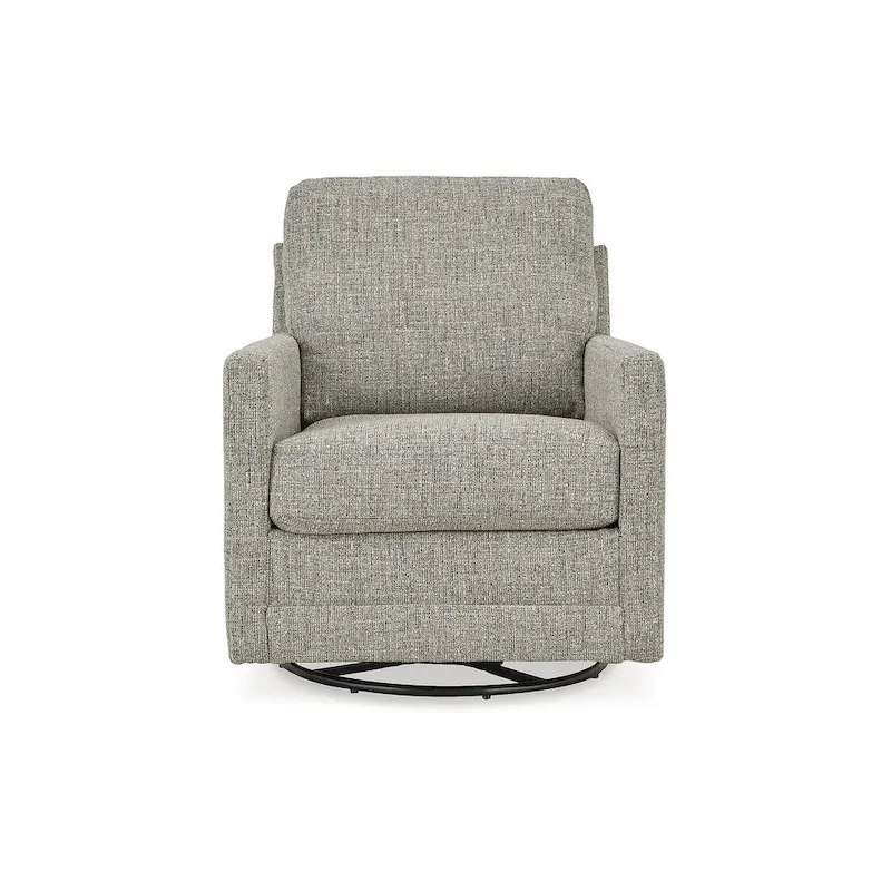 Signature Design by Ashley Bralynn Gray Swivel Glider Accent Chair - 30W x 37D x 37H