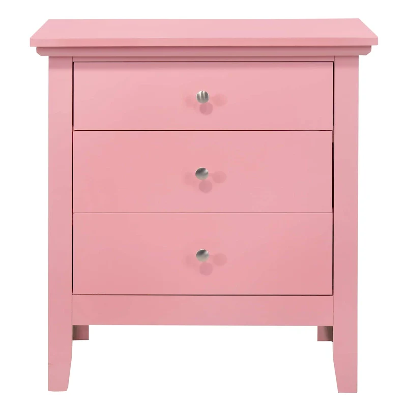 Hammond 3-Drawer Nightstand (26 in. H x 24 in. W x 18 in. D)