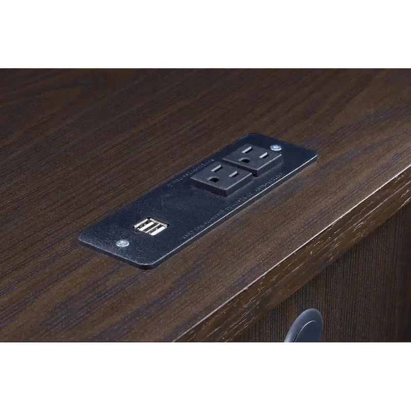 Jefferson Executive Desk with Power