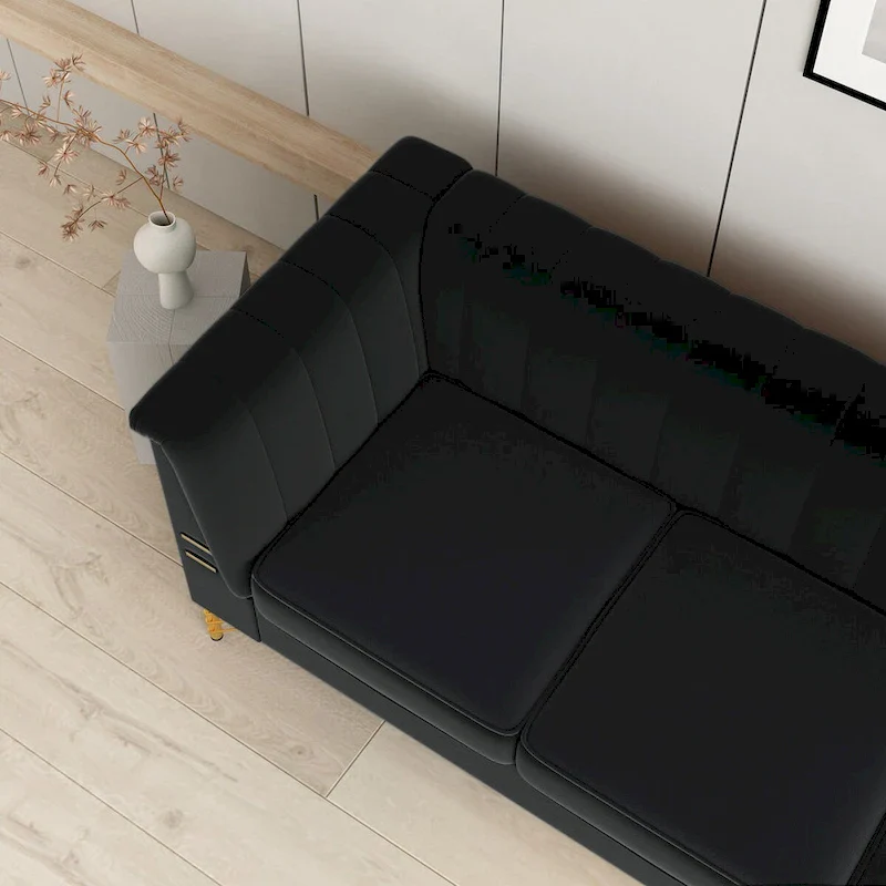 82.67 W Velvet Sofa