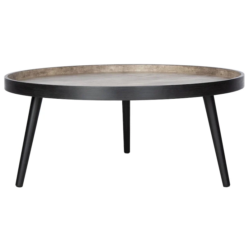 SAFAVIEH Arline Round Tray Top Coffee Table - 35.4 x 35.4 x 15 - 35Wx35Dx15H