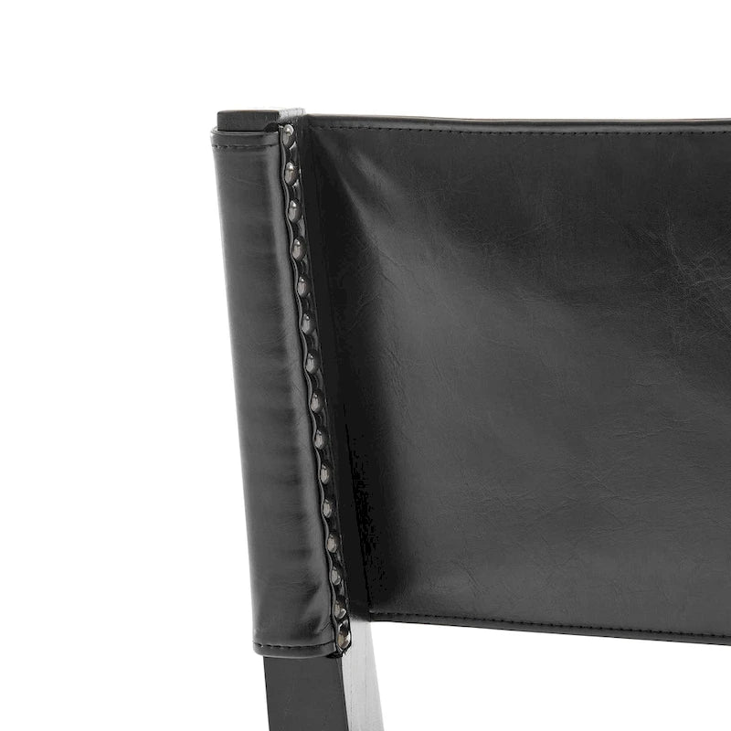 Kylo Faux Leather/ Linen Dining Side Chair, (Set of 2)