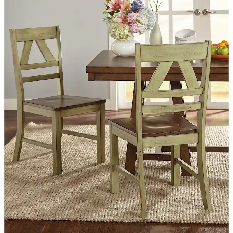 Simple Living Vintner Country Style Dining Chairs (Set of 2)