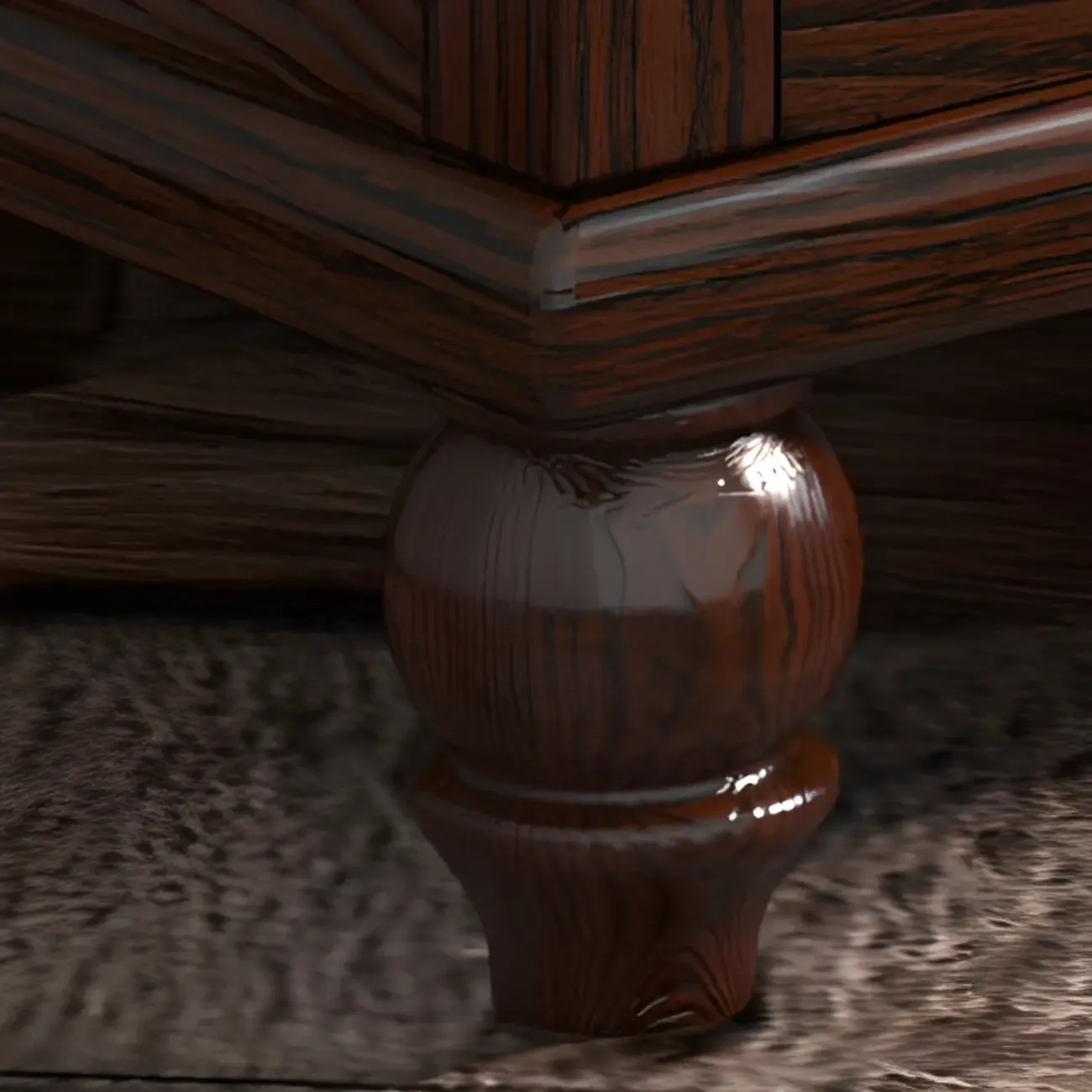 Elegant Ash Wood Freestanding Chest with 5-Drawers