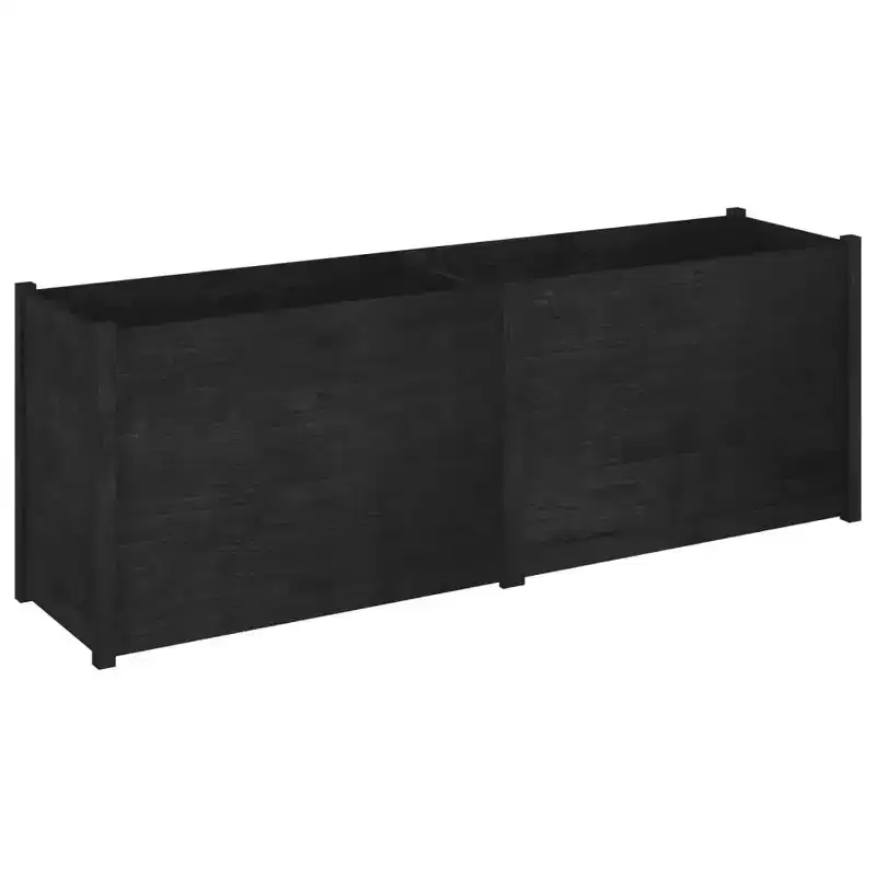 vidaXL Planter Outdoor Raised Garden Bed Patio Flower Box Solid Wood Pine