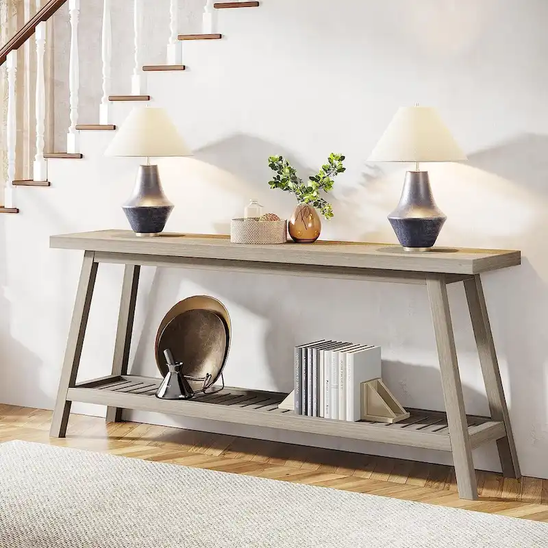 Extra Long Console Entryway Table, 70.9 Inches Console Table