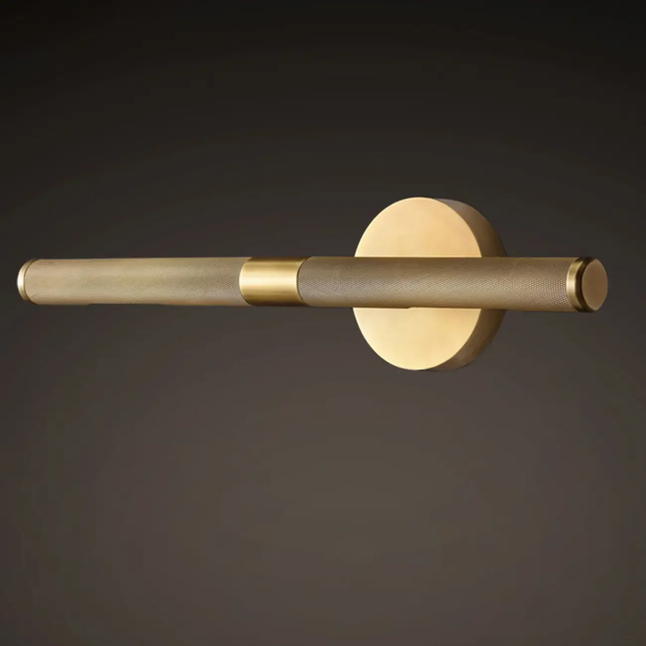 Modern Bathroom Black 2-Light Tube Vanity Light