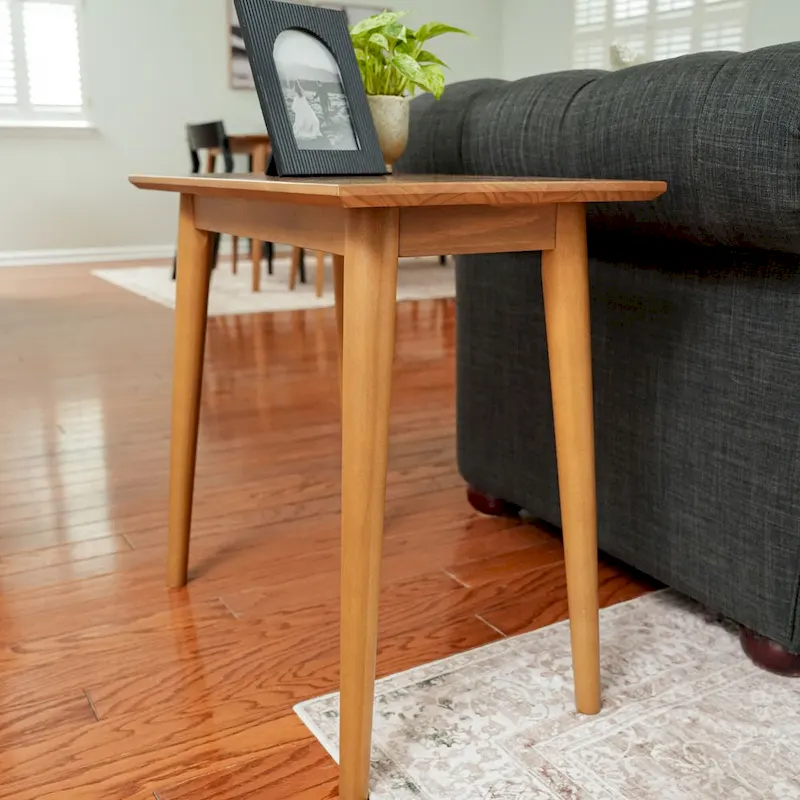 Plank and Beam Mid-Century Rectangular Side Table - 24