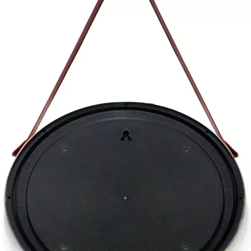 18" Decorative Wall Mirror Silver - Infinity Instruments: Modern Style, Round Shape, No Assembly, Wall Mount, Plastic Frame