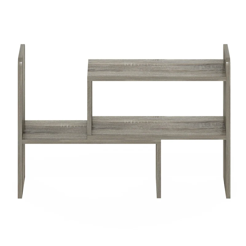 French Oak / Espresso / White Desktop Organizer Bookshelf – Single