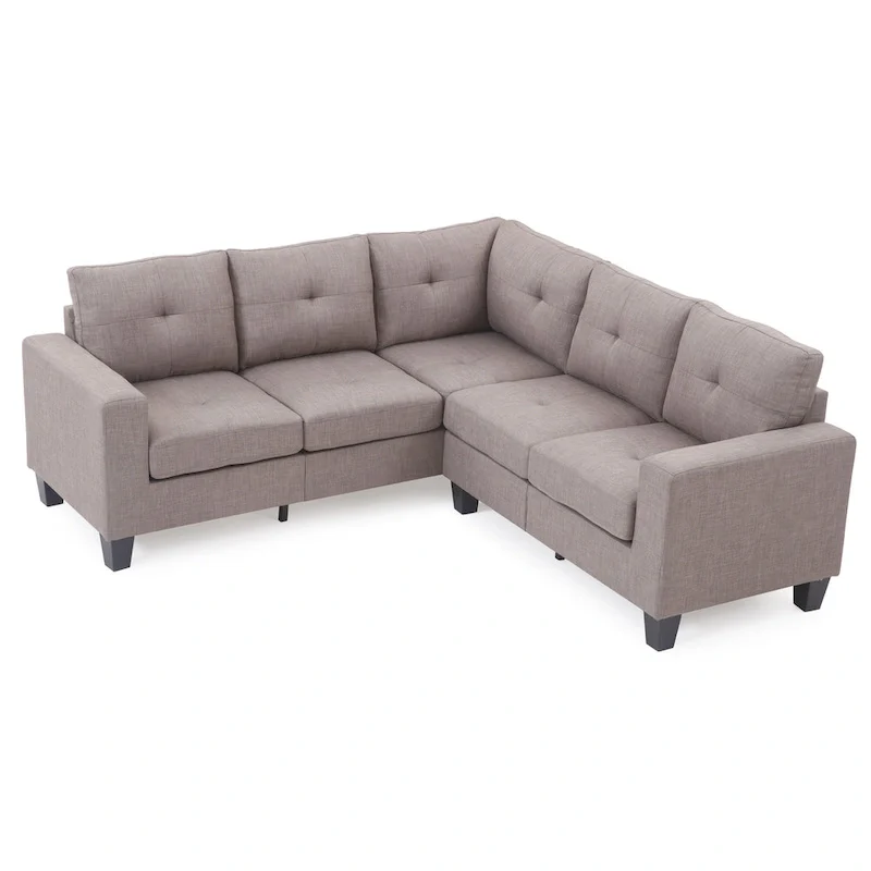 Twill Fabric Sectional Sofa