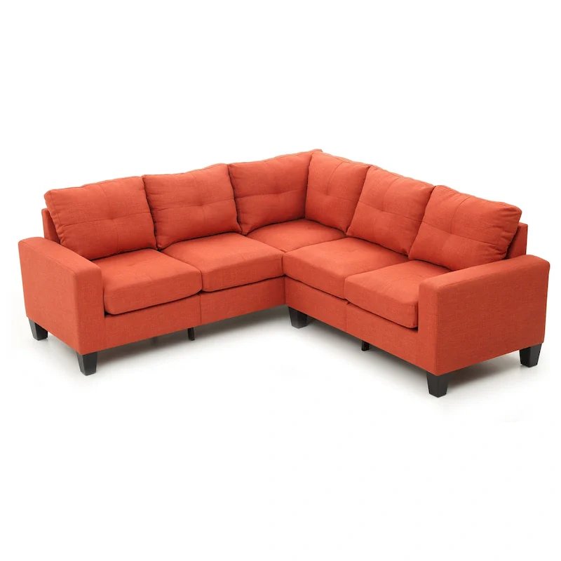 Twill Fabric Sectional Sofa