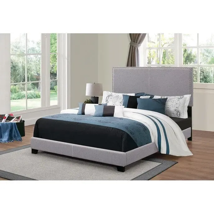 Boyd Transitional Fabric Upholstered Panel Bed