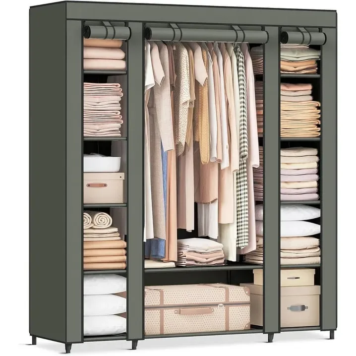 Portable Closet for Bedroom - 11.81 D x 46 W x 63.78 H