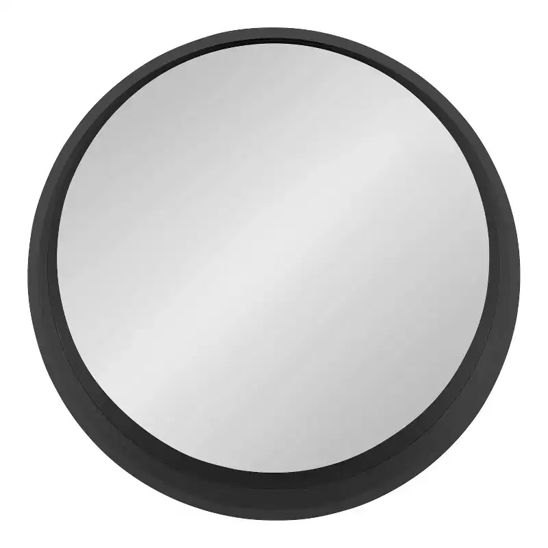 24 Wheeler Round Wall Mirror - Kate & Laurel All Things Decor