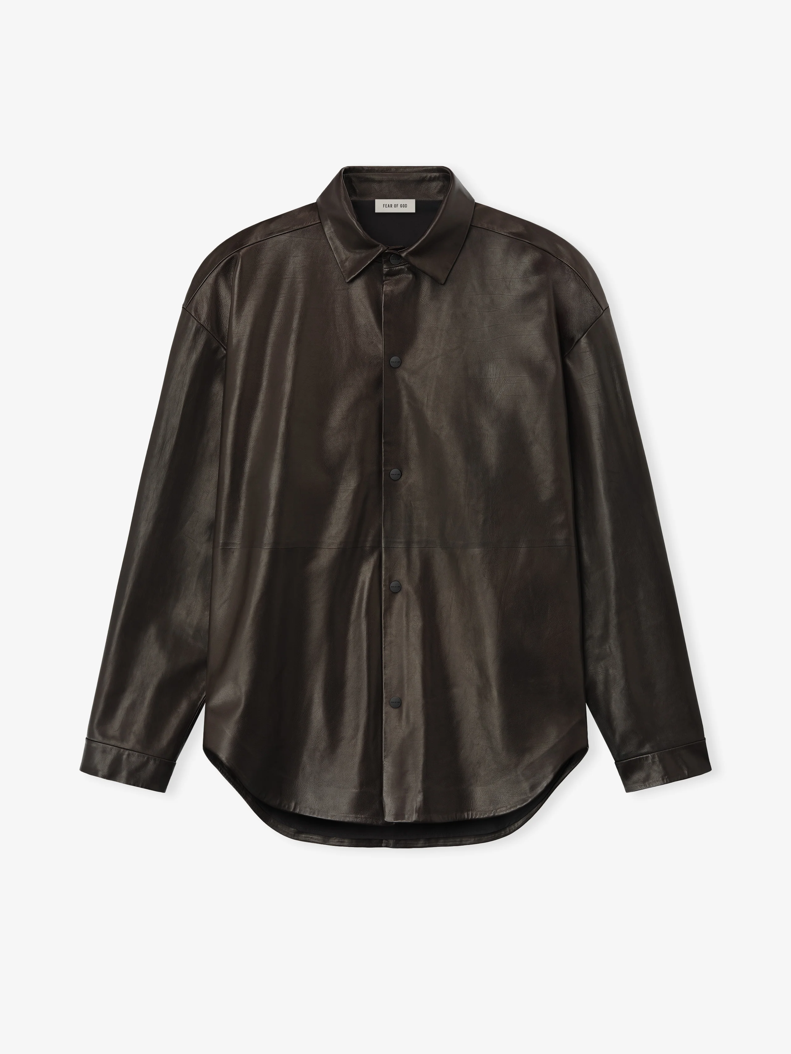 Leather Relaxed Shirt