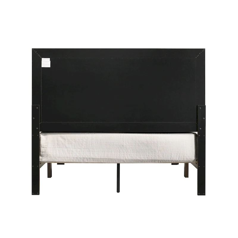 Furniture of America Greer Rustic Walnut Panel Wood Bed