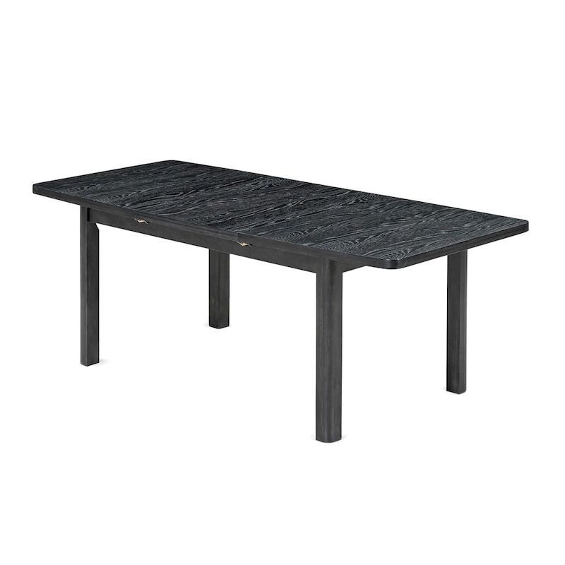 7-Piece Wooden Dining Table Set with Extendable Table & 6 Chairs