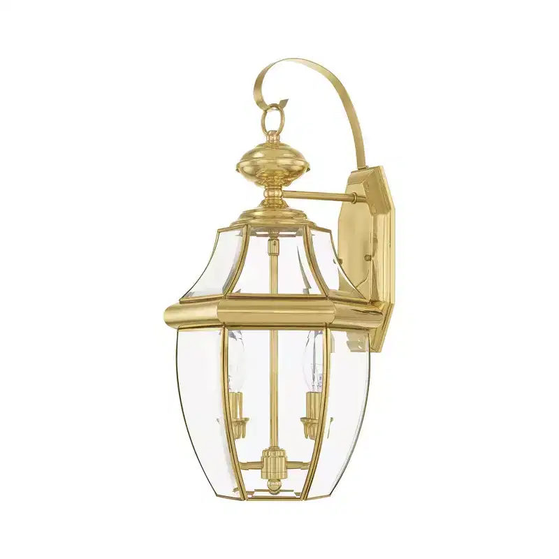 Livex Lighting Monterey 2 - Light Wall Light in Polished Brass