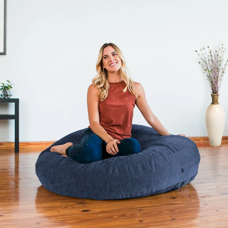 Jaxx Cocoon Bean Bag Lounger with Chenille Cover