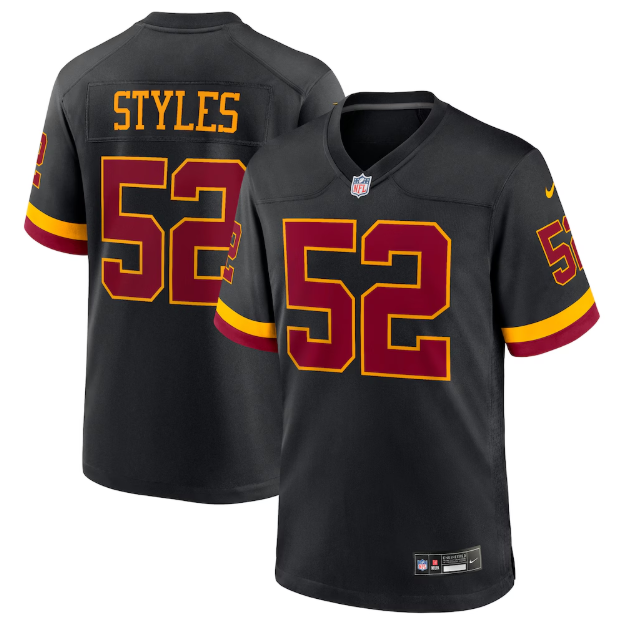 Washington Commanders Sonny Styles Black Player Jersey