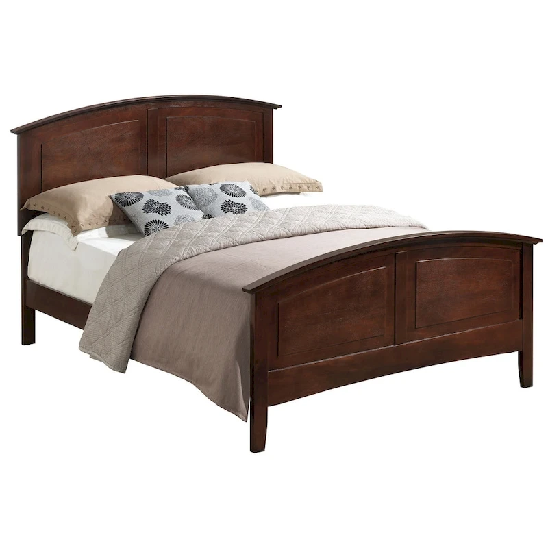 Hammond Queen Panel Bed with Curved Top Rail