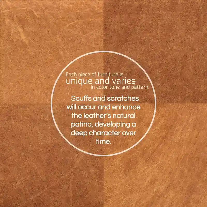 Poly & Bark Essex 74 Apartment Sofa - Full Grain Genuine Italian Leather