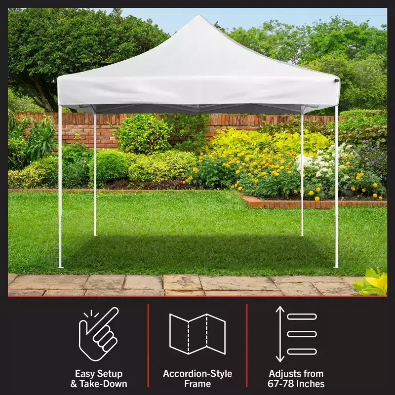 Stalwart 10x10 ft Pop Up Canopy Tent