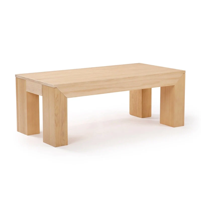Plank and Beam Modern Rectangular Coffee Table - 40  x 20