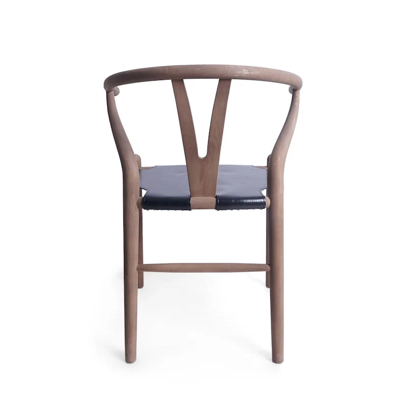 Ash Wood Dining Chairs Set of 6 - Mid-Century Modern Style