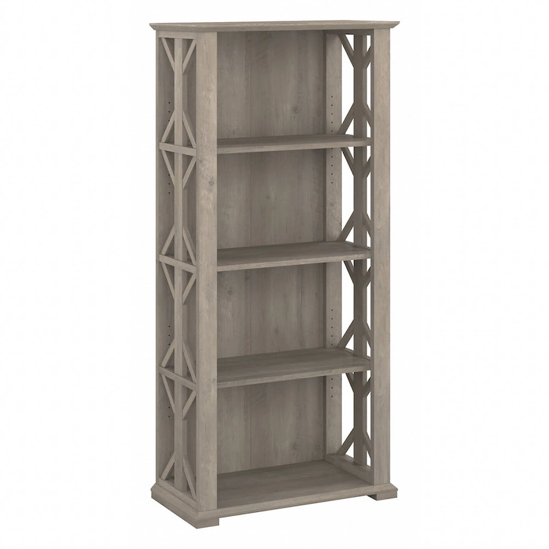 Homestead 4 Shelf Farmhouse Bookcase by Bush Furniture