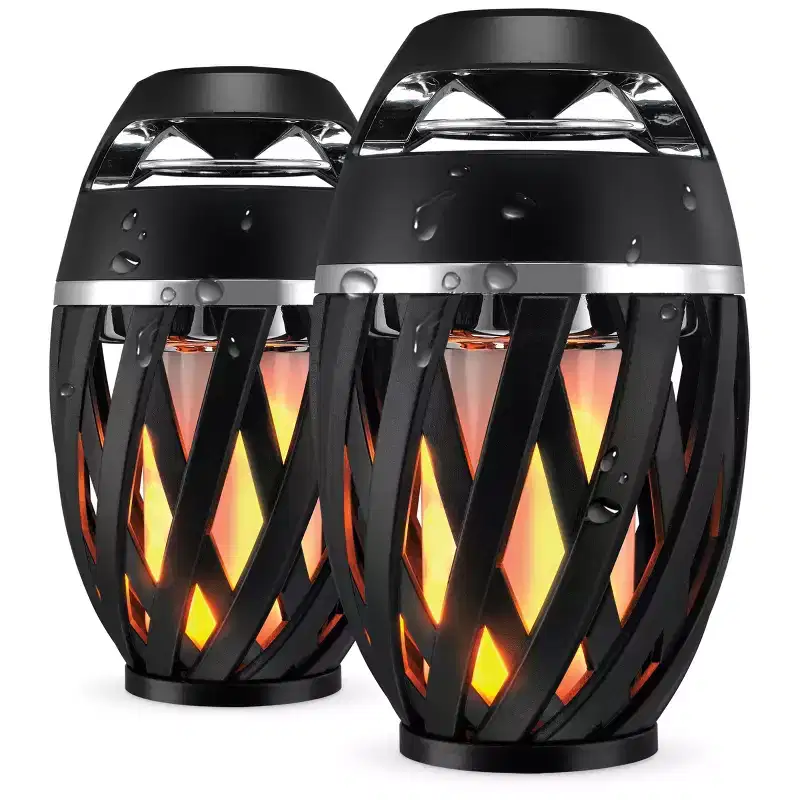 iLive TIKI Ultra Bluetooth Speaker with LED Flame, ISBW374BDL