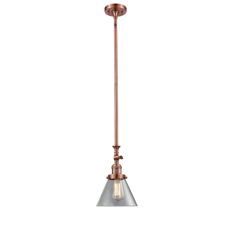 Innovations Lighting Large Cone 8  Wide Adjustable Mini Pendant