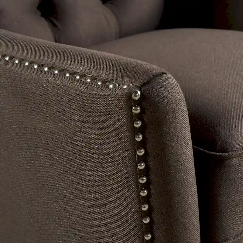 Cerelia Tufted Fabric Recliner by Christopher Knight Home