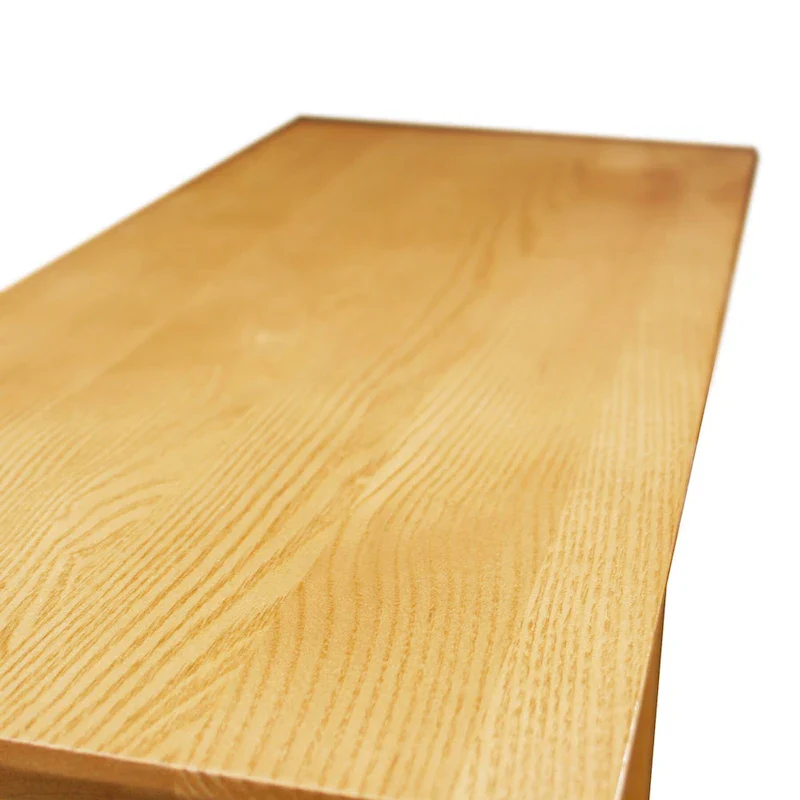 Solid Wood Narrow Side Table with Drawer and Shelf