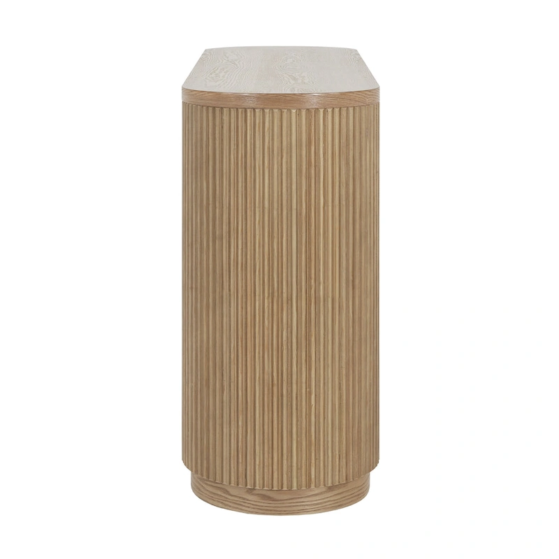 Modern Entryway Console Table - Slim Sofa Table with Open Shelf & Elegant Wood Grain, Multi-Functional Hallway Table