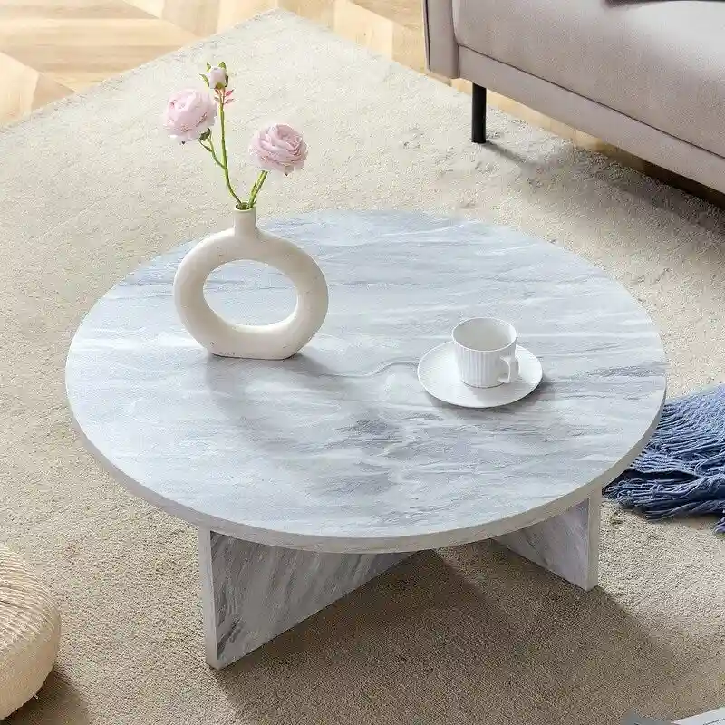 Versatile MDF Round Coffee Table