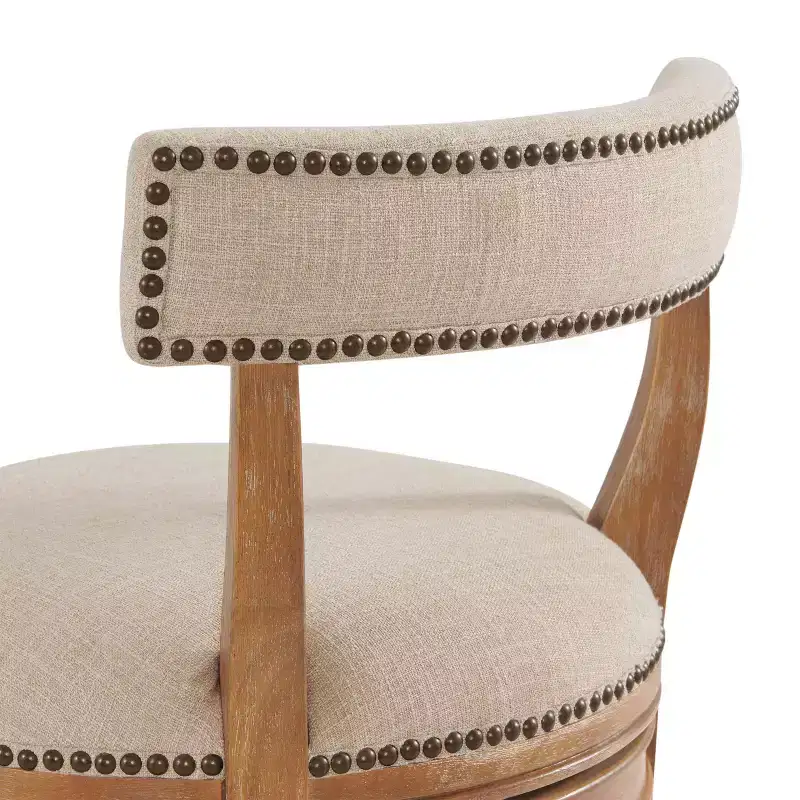 Set of 2 Hanover Swivel Bar Height Stools - Alaterre Furniture