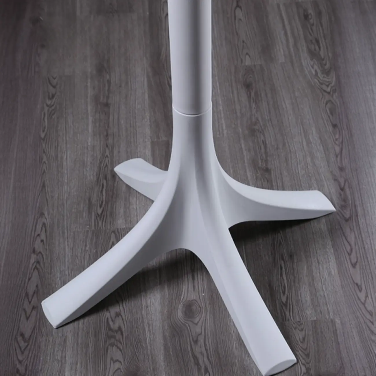 Fashion Synthetic Round White Fixed Top Bar Tables