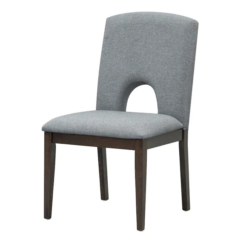 Modern Style 5-Piece Extendable Round Dining Table Set with Removable Leaf and Upholstered Dining Chairs