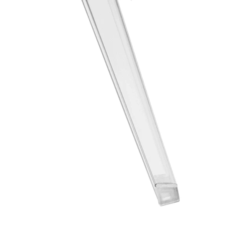 Acrylic Dining Chair Modern Transparent Stackable Side Chair No Assembly