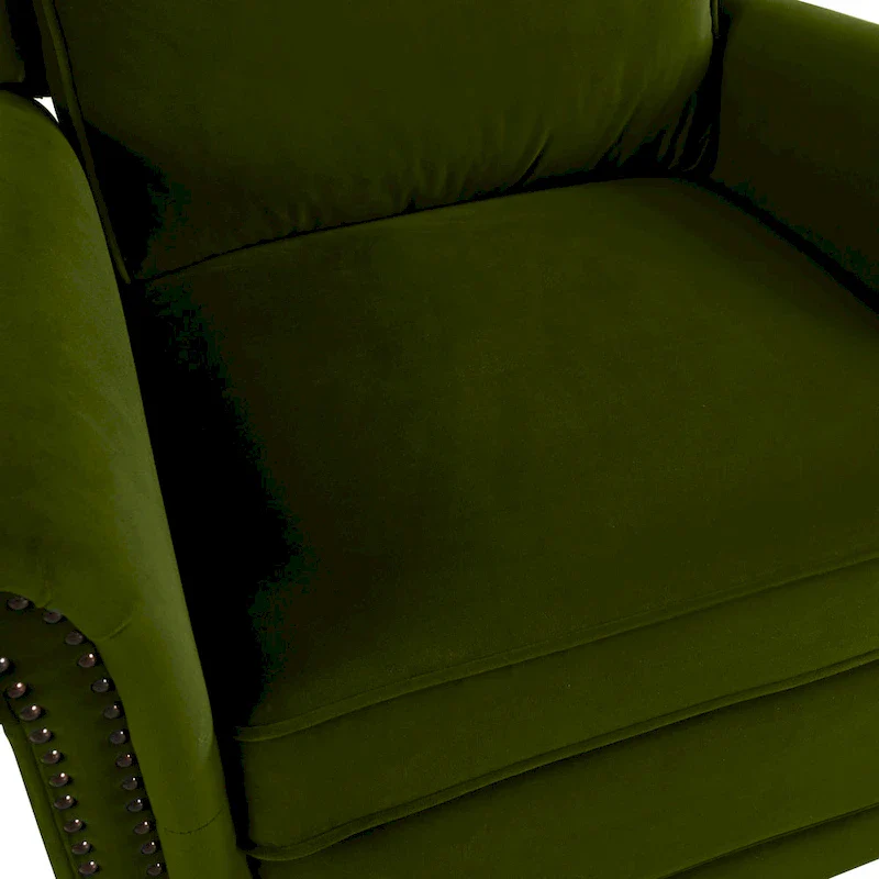 Marloo Modern Swivel Velvet Recliner Chair by Christopher Knight Home