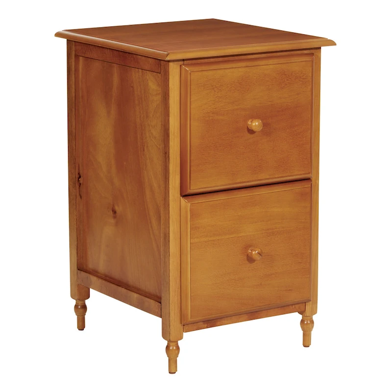Knob Hill File Cabinet in Antique Cherry Finish