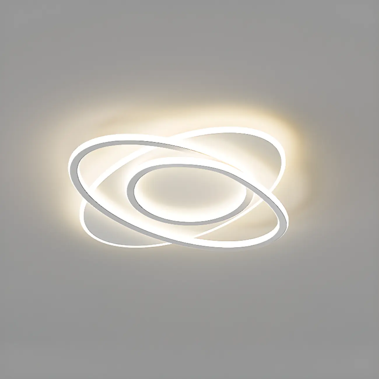 Modern LED Flush Ceiling Light with Third Gear Dimming